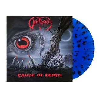 Obituary - Cause Of Death (Remastered) (Blue with Black Splatter) LP - Obituary