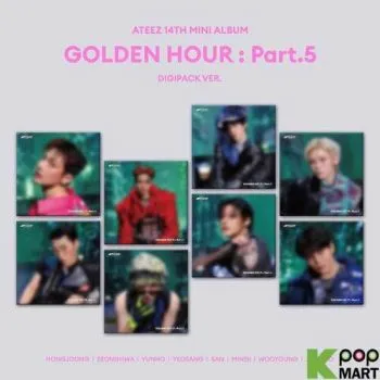 Ateez - Golden Hour: Pt.5 (Random Digipack Version) CD - Ateez