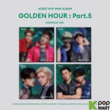 Ateez - Golden Hour: Pt.5 (Random Digipack Unit Version) CD - Ateez