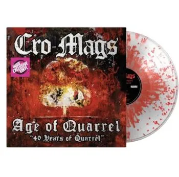 Cro-Mags - Age of Quarrel: 40 Years of Quarrel (Crystal / Red Splatter) LP - Cro-Mags