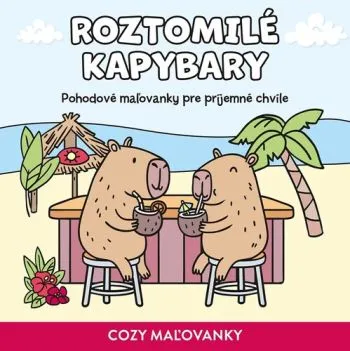COZY maľovanky - Roztomilé kapybary