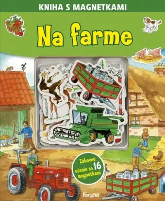 Kniha s magnetkami: Na farme