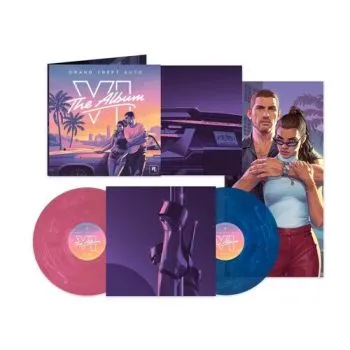 Soundtrack - Grand Theft Auto VI: The Album ( Pink Marbled & Blue Marbled) 2LP - Various Artists