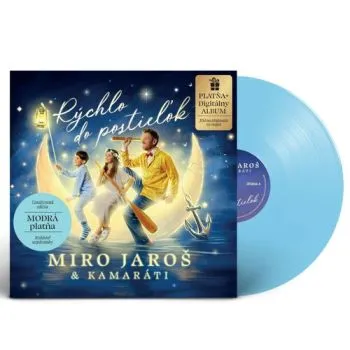 Jaroš Miro & kamaráti - Rýchlo do postieľok (Bledomodrá platňa) LP - Miro Jaroš