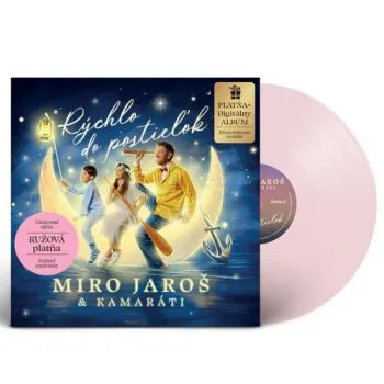 Jaroš Miro & kamaráti - Rýchlo do postieľok (Bledoružová platňa) LP - Miro Jaroš
