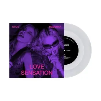 Madonna & Kylie - Love Sensation (Clear) 7inch Single - Madonna, Kylie Minogue