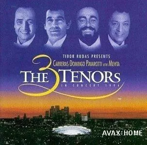 Carreras, Domingo, Pavarotti - Three Tenors Concert 1994 CD - José Carreras, Placido Domingo, Luciano Pavarotti