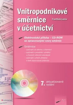 Vnitropodnikové směrnice v účetnictví + CD - 7. vydání - František Louša