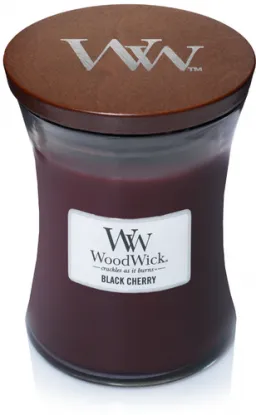 WoodWick sviečka stredná Black Cherry