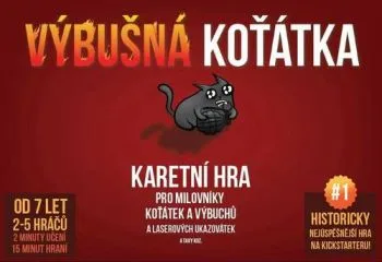 Hra Výbušná koťátka (hra v češtine)