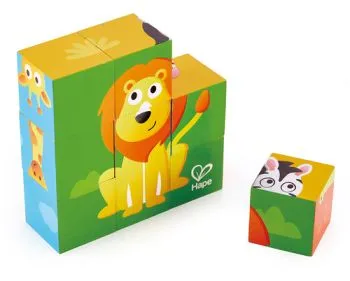 Drevené kocky Džungľa HAPE - Hape