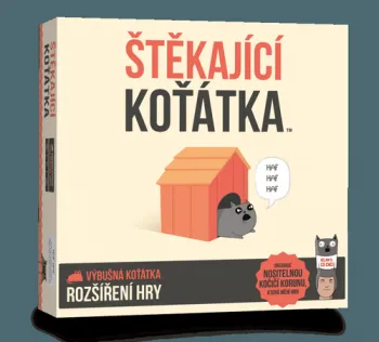 Hra Výbušná koťátka rozšíření: Štěkající koťátka (hra v češtine)