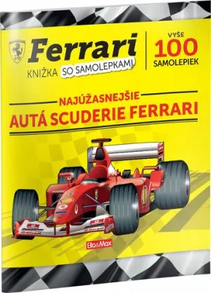 FERRARI, autá Scuderie – Kniha samolepiek - Sergio Ardiani, Sergio Ardiani