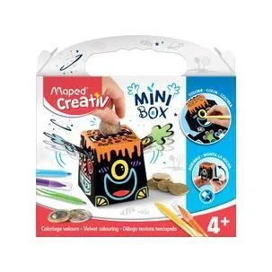 MiniBox MAPED Creativ Zamatové maľovanie Pokladnička - Maped