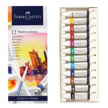 Akvarelové Farby Faber-Castell 12 ks x 9ml