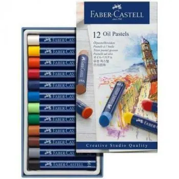 Olejové Pastely Faber-Castell 12 ks