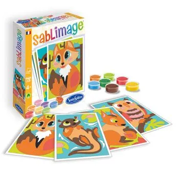 Sablimage mini - pieskové obrázky Zvieratká z lesa - SentoSphére