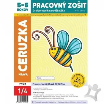 Hravá ceruzka - Pracovný zošit 5-6 rokov - Mária Tašková