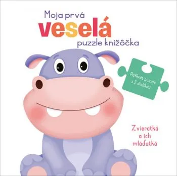 Moja prvá veselá puzzle knižôčka: Zvieratká a ich mláďatká
