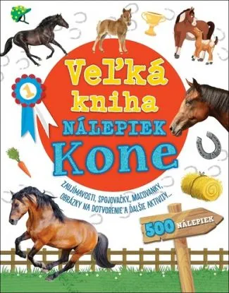 Veľká kniha nálepiek: Kone