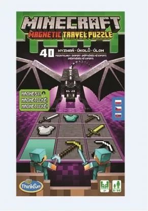 Magnetická cestovná hra ThinkFun Minecraft Ravensburger - Ravensburger