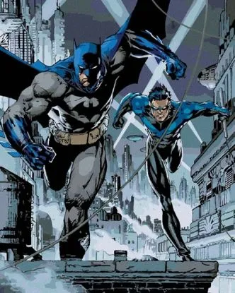 Maľovanie podľa čísel Batman a Nightwing 40x50cm Zuty - ZUTY