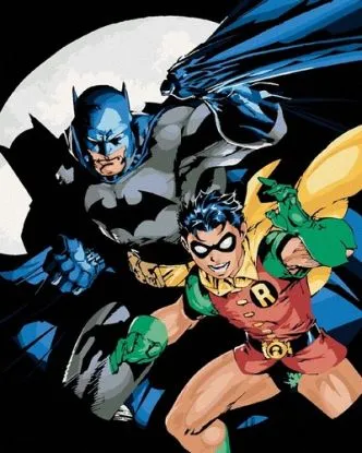 Maľovanie podľa čísel Batman a Robin 40x50cm Zuty - ZUTY