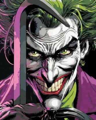 Maľovanie podľa čísel Batman: Joker s páčidlom 40x50cm Zuty - ZUTY