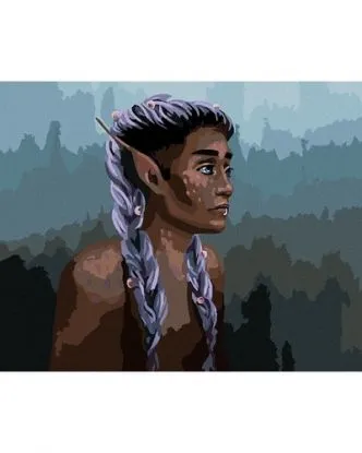 Maľovanie podľa čísel Elfia žena 40x50cm Zuty - ZUTY