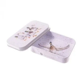 Plechová krabička na drobnosti "Quackers" Wrendale Designs - kačka