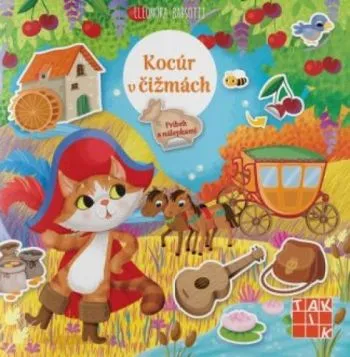 Kocúr v čižmách - príbeh s nálepkami - Eleonora Barsotti