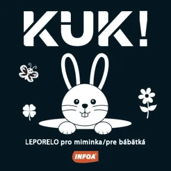 Leporelo pro miminka / pre bábätká - KUK!